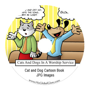 Cat and Dog Cartoon Book Cartoons - CD