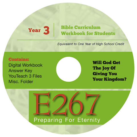Homeschool Curriculum: High School Year 3-E267 Workbook on CD
